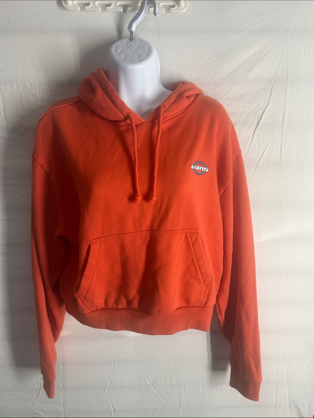 Vans Women's Bright Orange Pullover Hoodie
